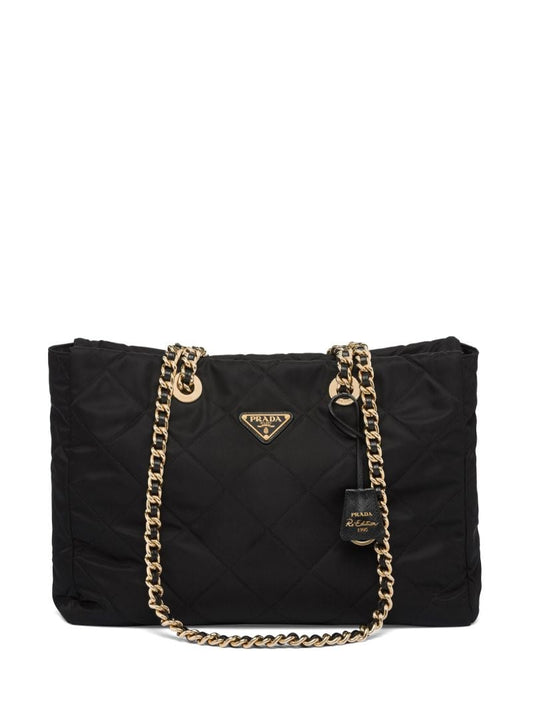 Black Quilted Shoulder Bag