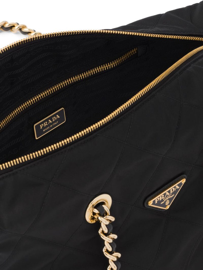 Black Quilted Shoulder Bag