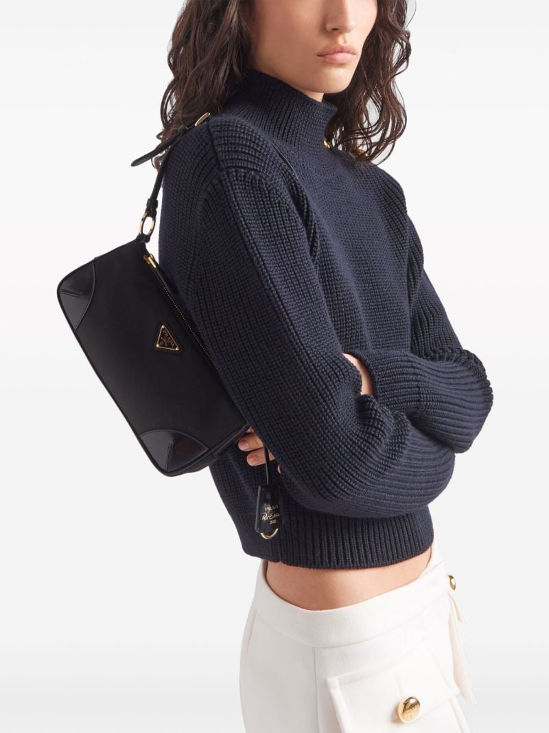 Black Re-edition 2002 Shoulder Bag