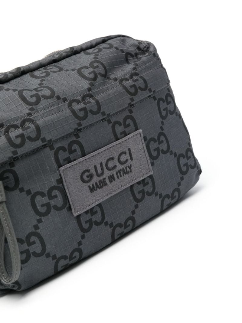 Grey Gg Jacquard Messenger Bag