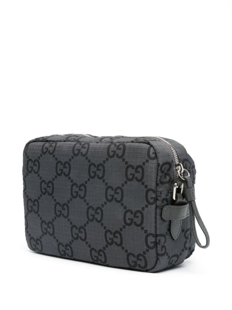 Grey Gg Jacquard Messenger Bag