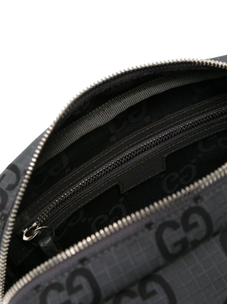 Grey Gg Jacquard Messenger Bag