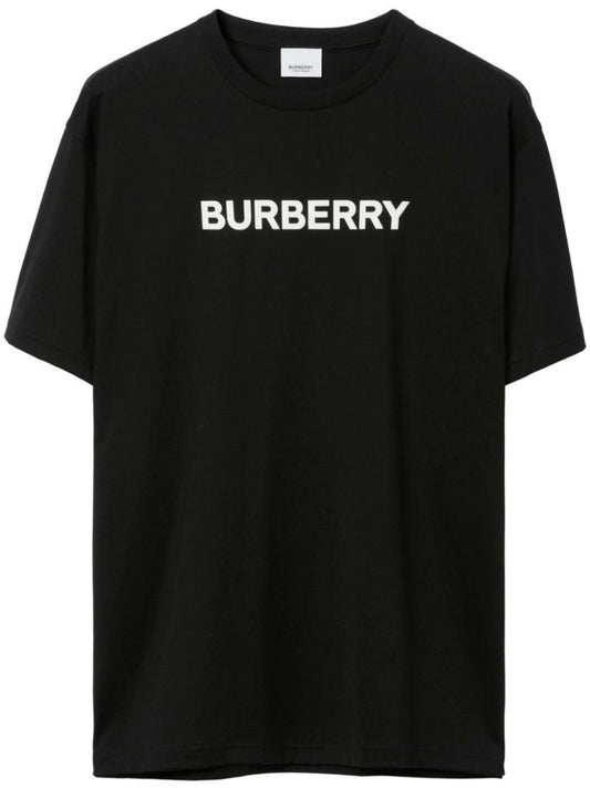 Black Logo-print Cotton T-shirt
