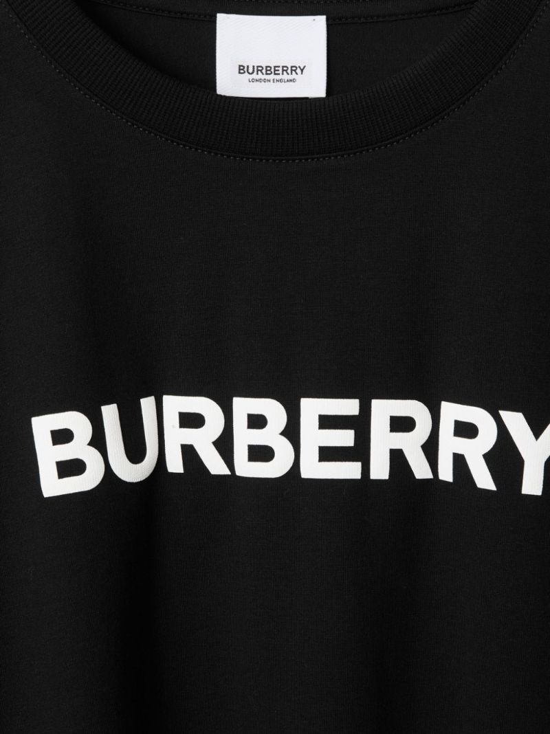 Black Logo-print Cotton T-shirt