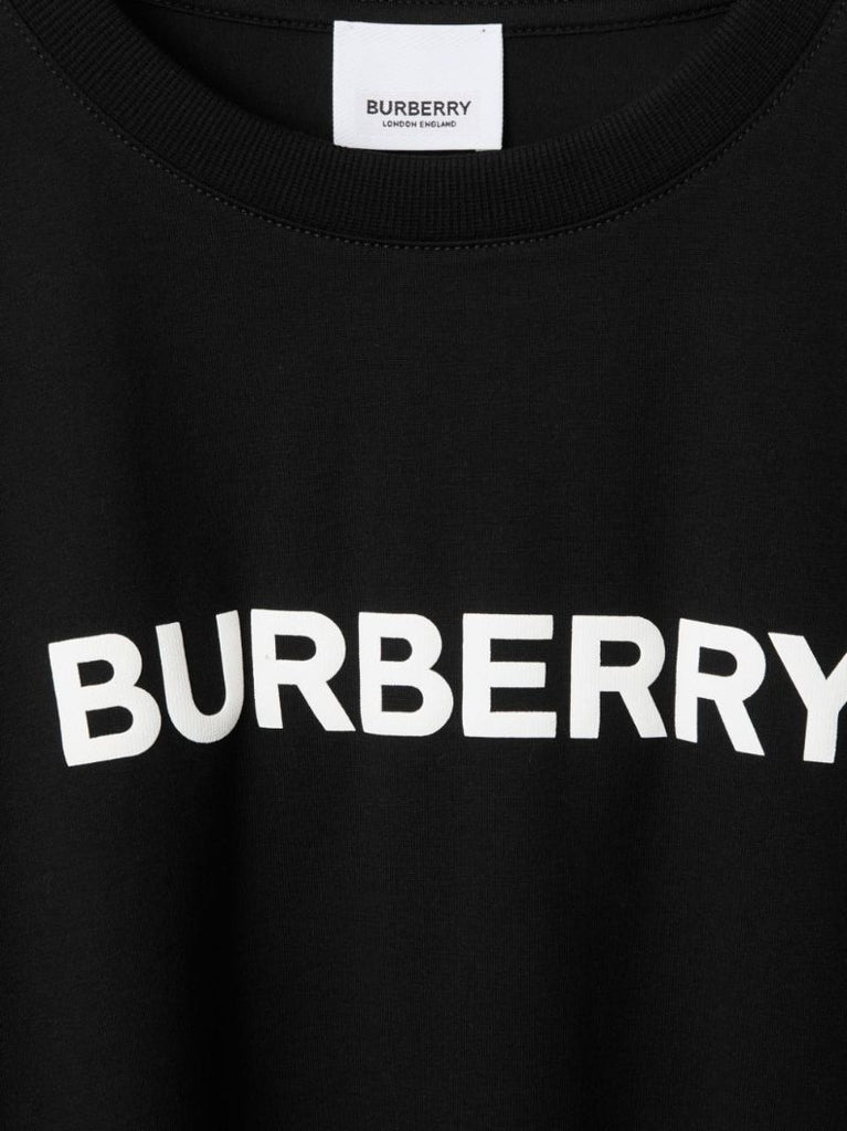 Black Logo-print Cotton T-shirt