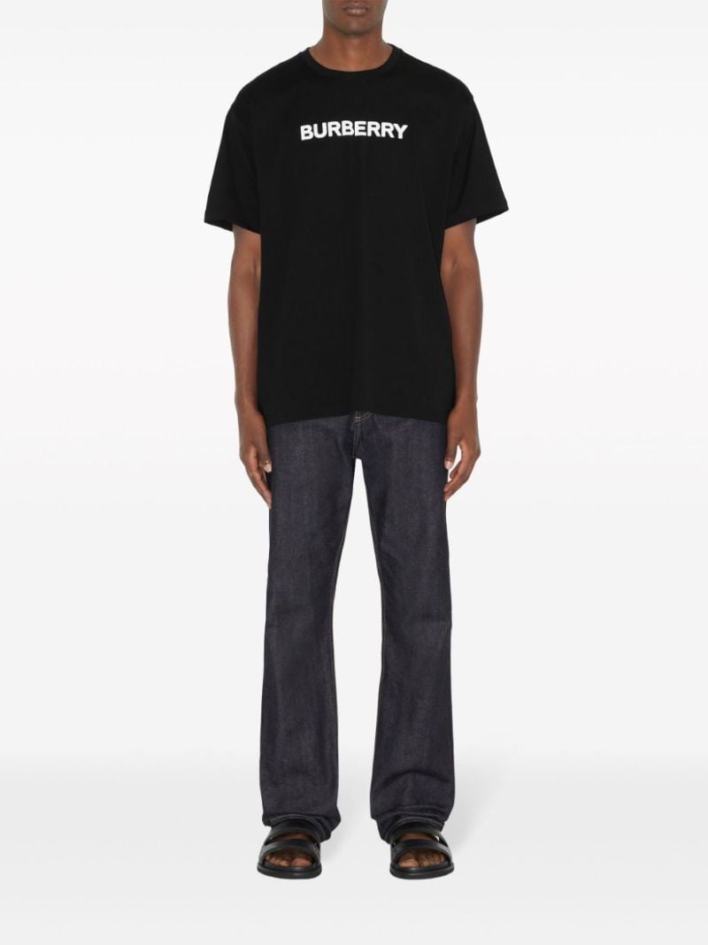 Black Logo-print Cotton T-shirt