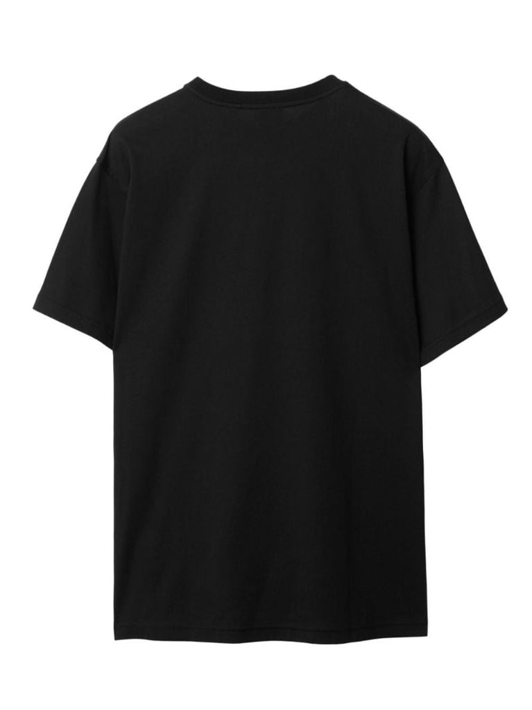 Black Logo-print Cotton T-shirt