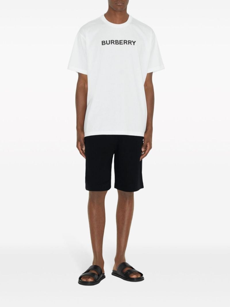 White Logo-print Cotton T-shirt