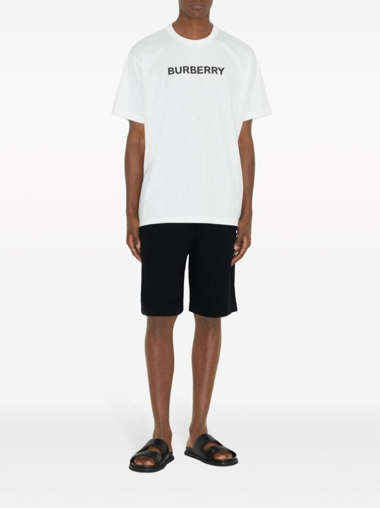 White Logo-print Cotton T-shirt