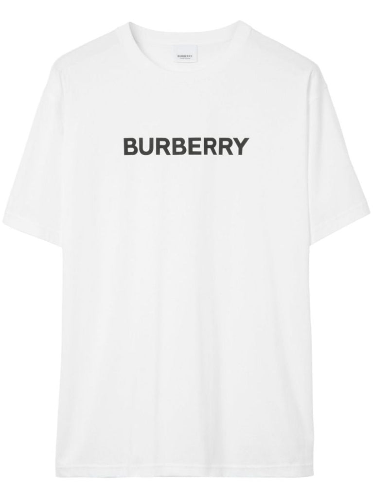 White Logo-print Cotton T-shirt