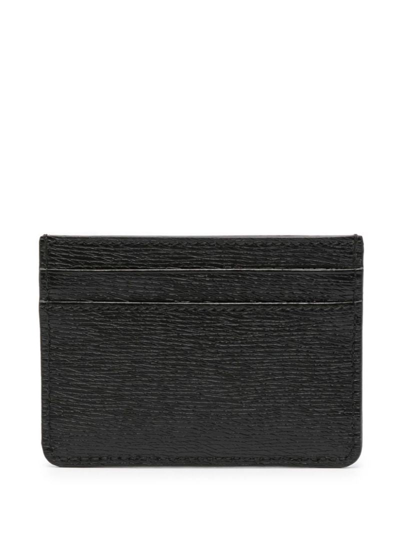 Black Logo Lettering Card Holder