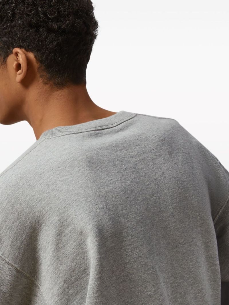 Grey Interlocking G Cotton Sweatshirt