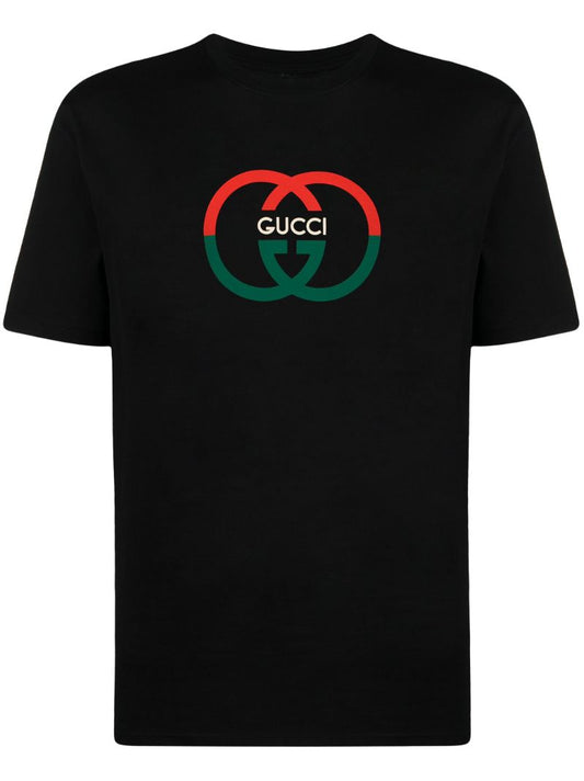 Black Logo-print Cotton T-shirt