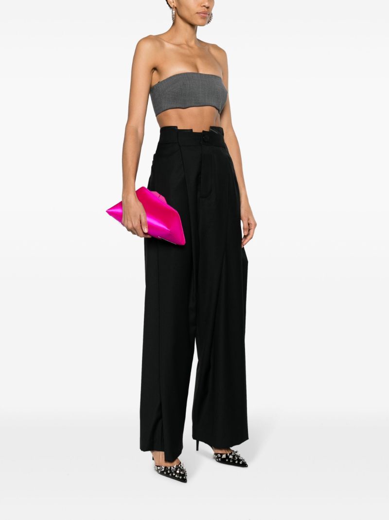 Pink Midnight Satin Clutch Bag