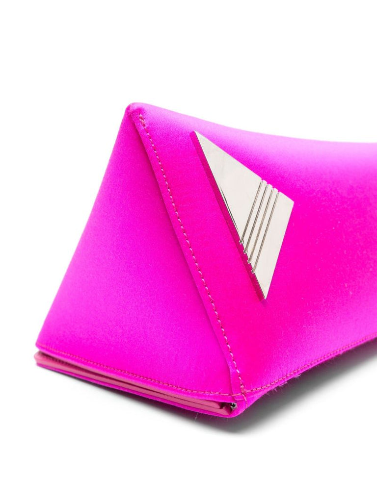 Pink Midnight Satin Clutch Bag