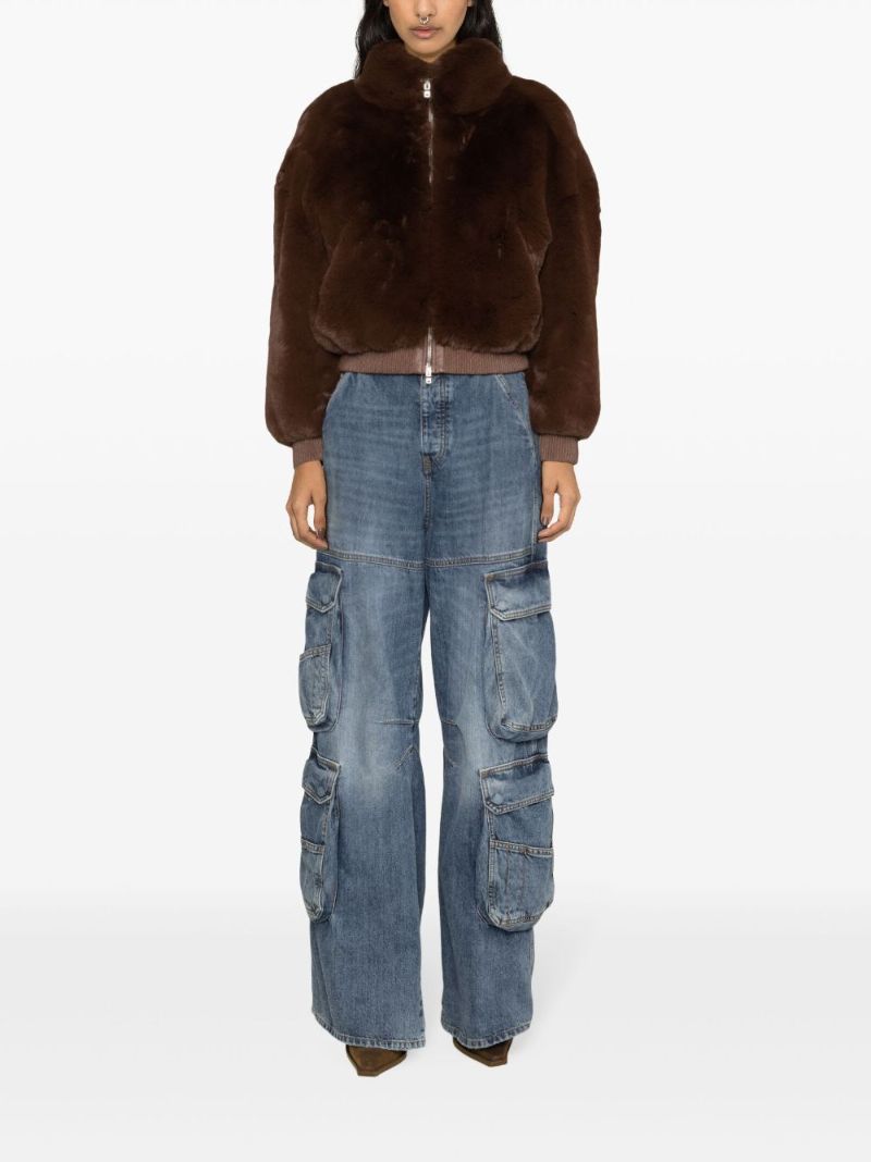 Brown Faux-fur Jacket