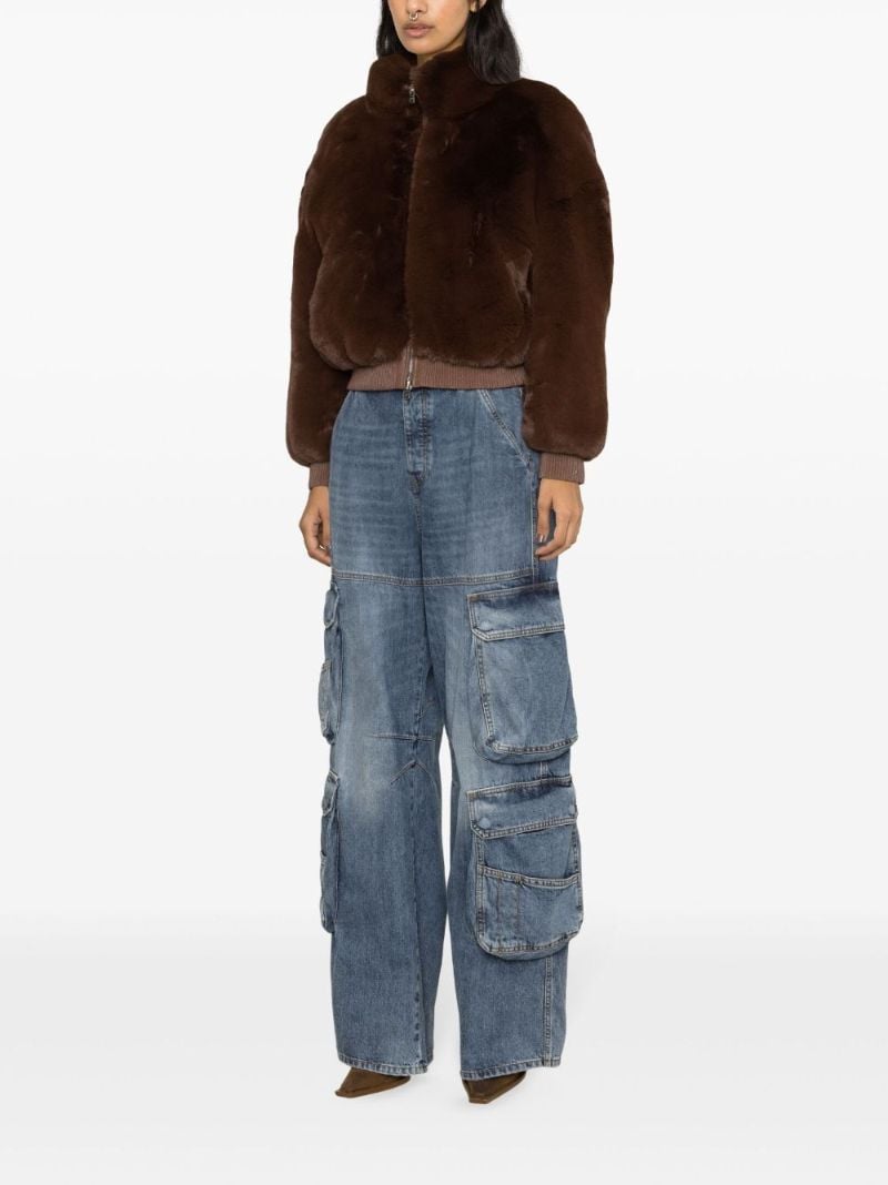 Brown Faux-fur Jacket