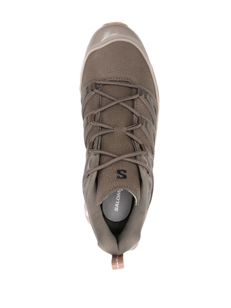Brown Xt-6 Expanse Leather Sneakers