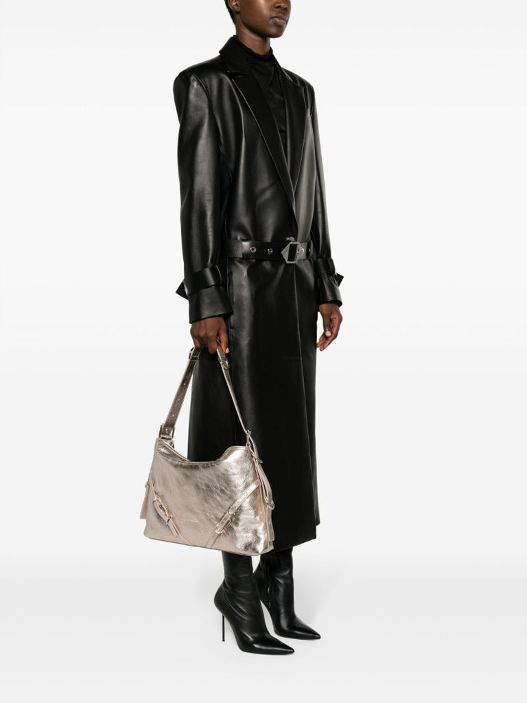 Gold Voyou Medium Shoulder Bag