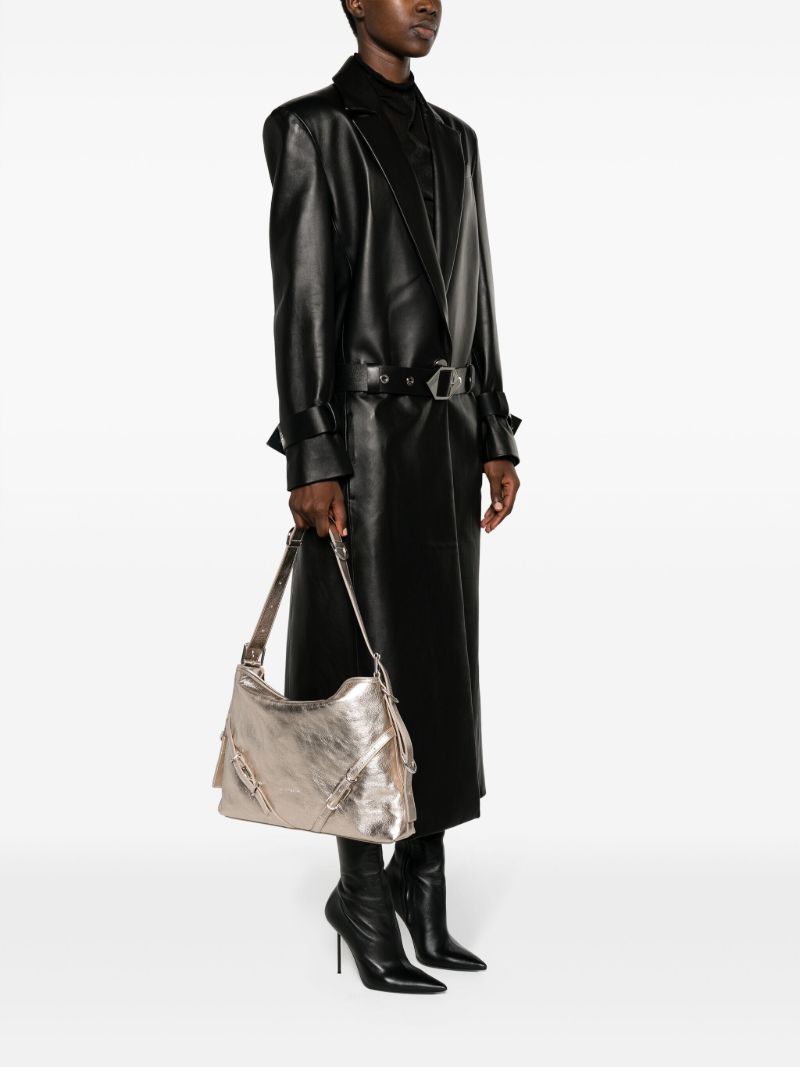 Gold Voyou Medium Shoulder Bag
