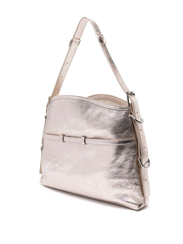 Gold Voyou Medium Shoulder Bag
