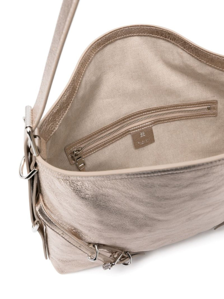 Gold Voyou Medium Shoulder Bag