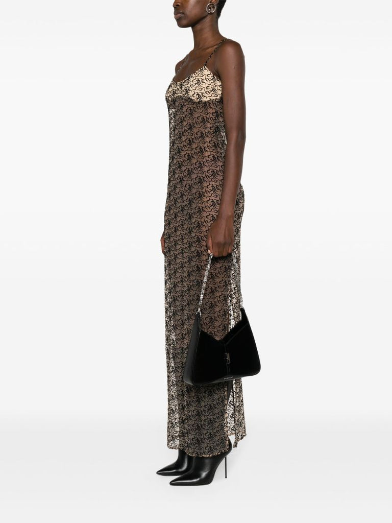 Black Cut-out Small Shoulder Bag