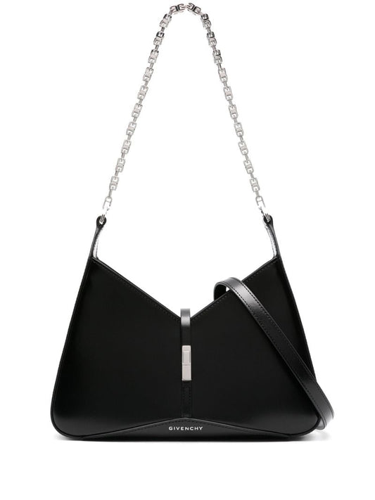 Black Cut-out Small Shoulder Bag