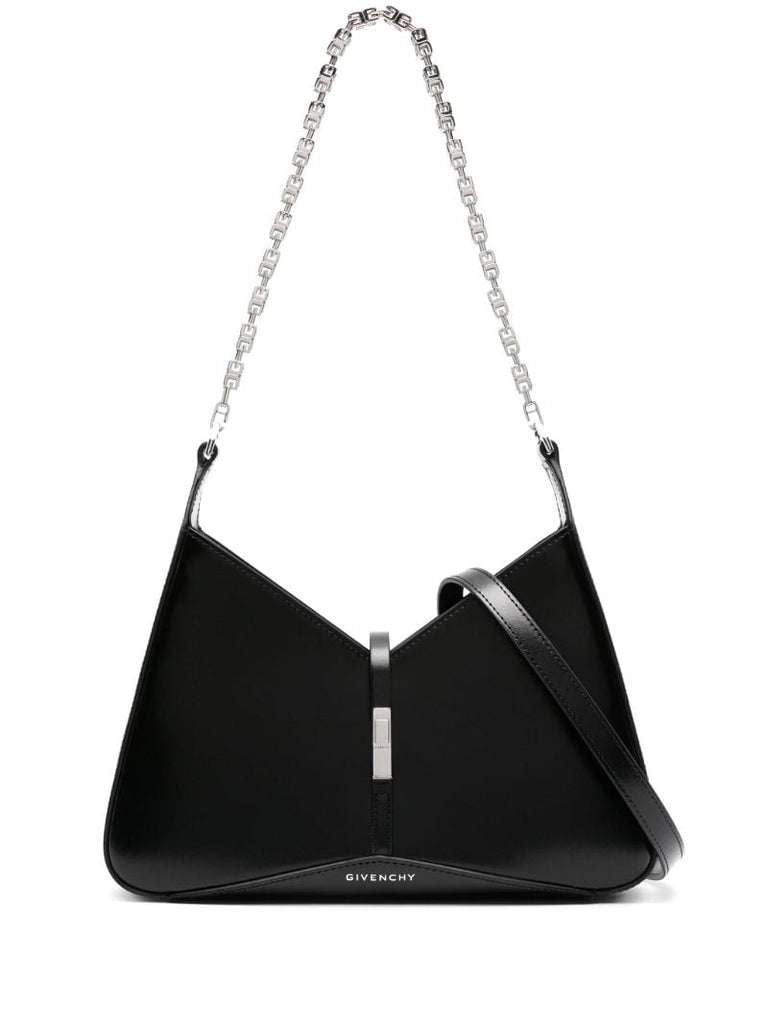 Black Cut-out Small Shoulder Bag