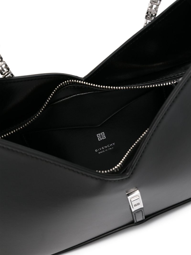 Black Cut-out Small Shoulder Bag