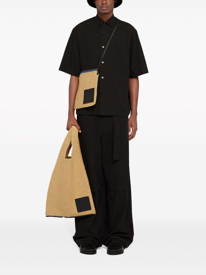 Black Cotton Poplin Shirt