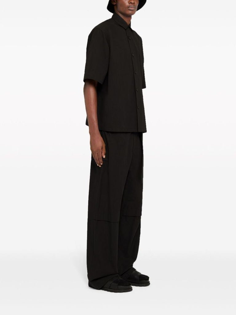 Black Cotton Poplin Shirt