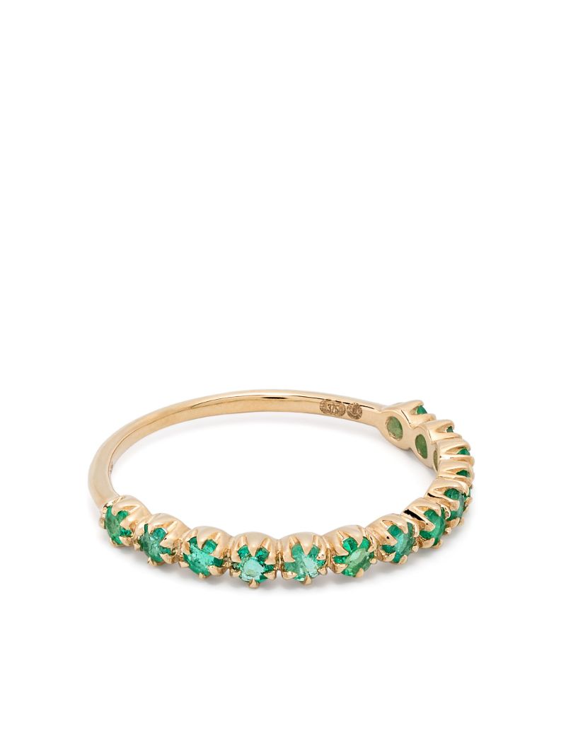 9k Yellow Gold Ava No. 2 Emerald Ring