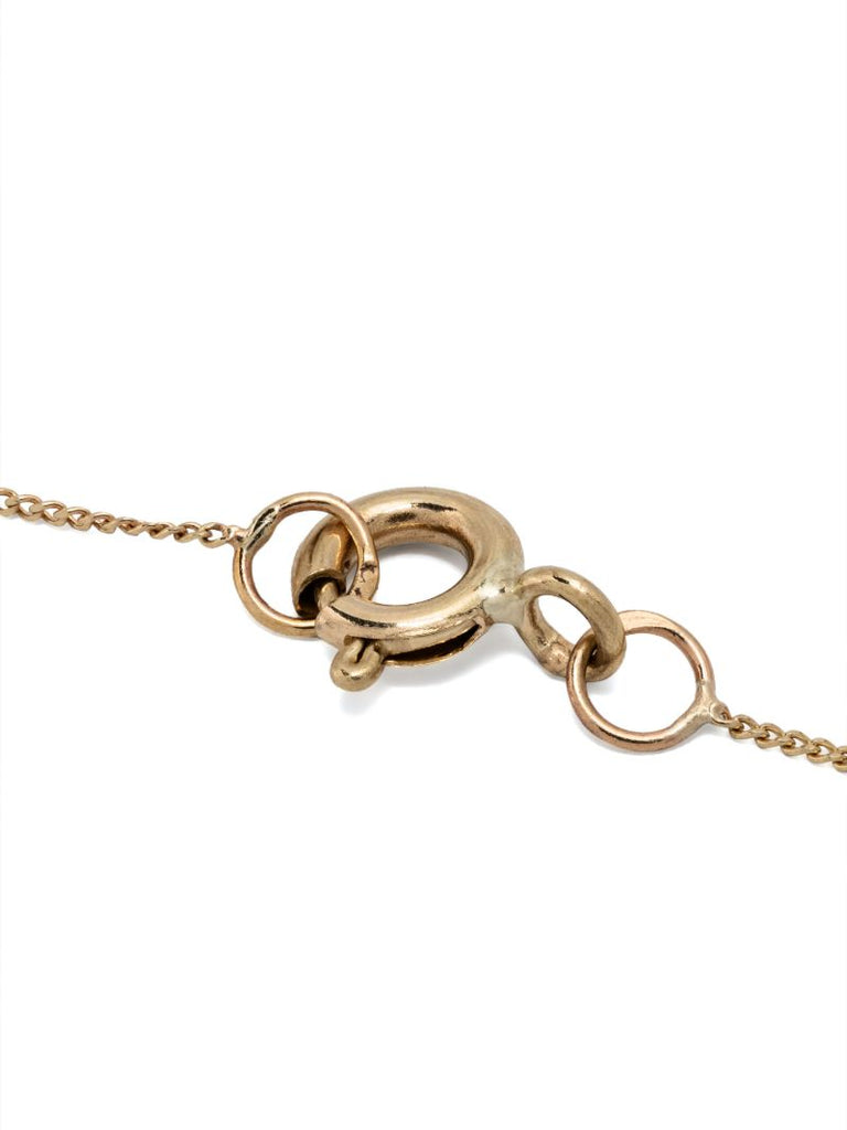 9k Yellow Gold Orso Ruby and Diamond Necklace