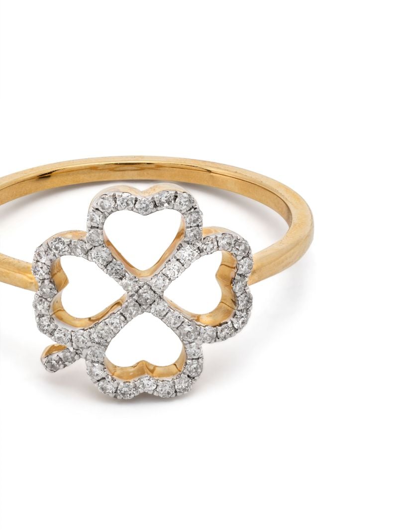 18k Yellow Gold Bague Fil TrÃ_x0083_Â¨fle Diamond Ring