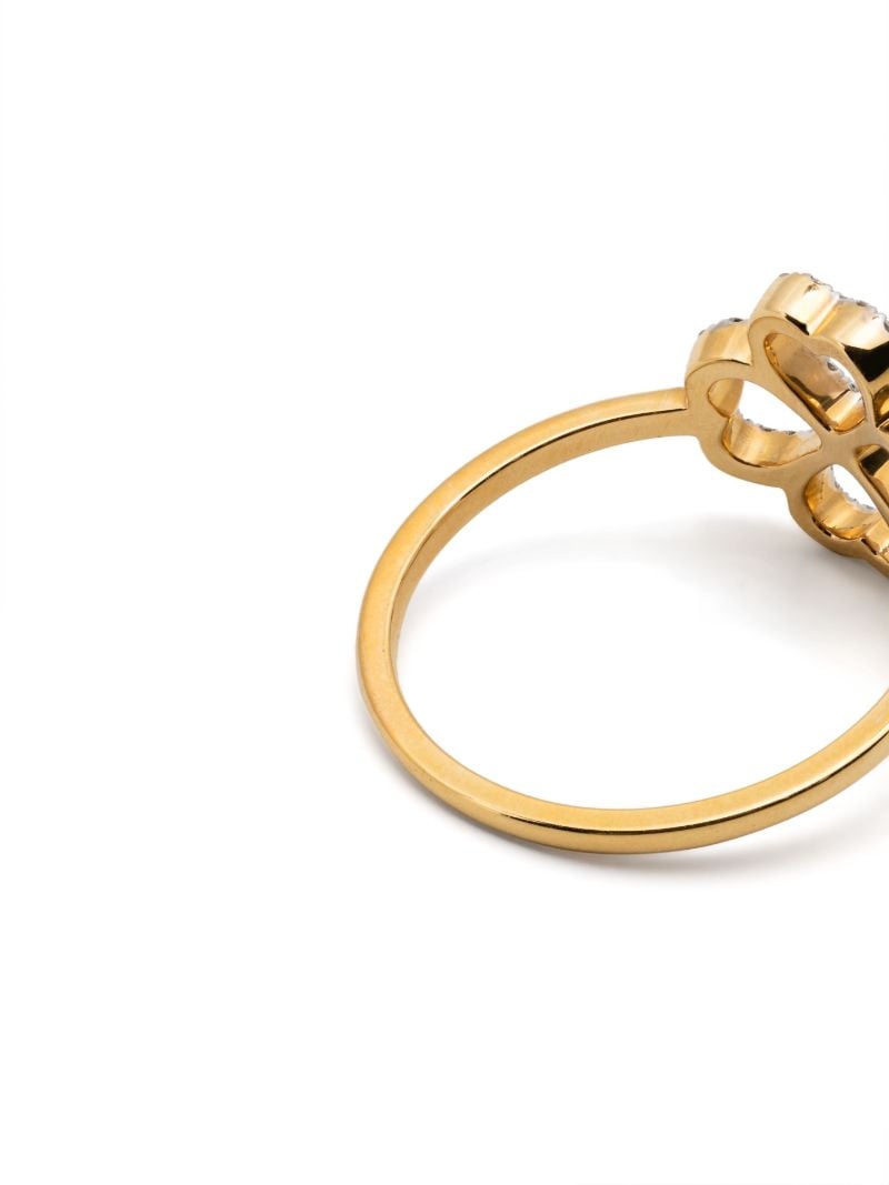 18k Yellow Gold Bague Fil TrÃ_x0083_Â¨fle Diamond Ring