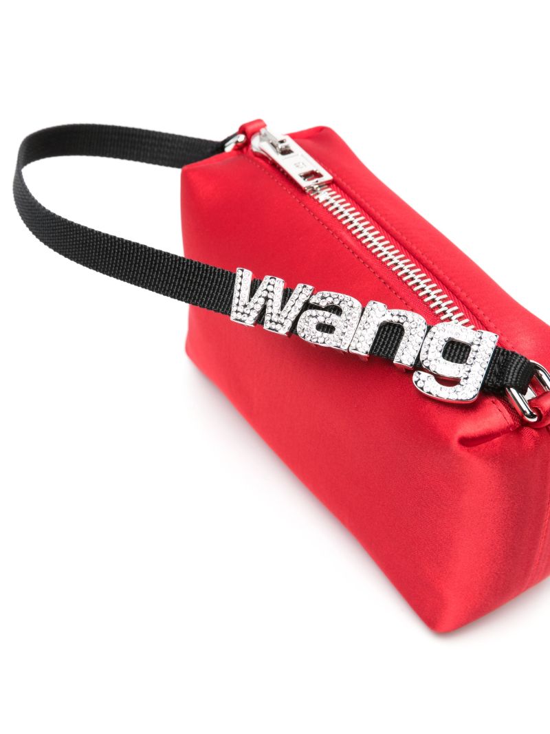 Red Heiress Satin Shoulder Bag