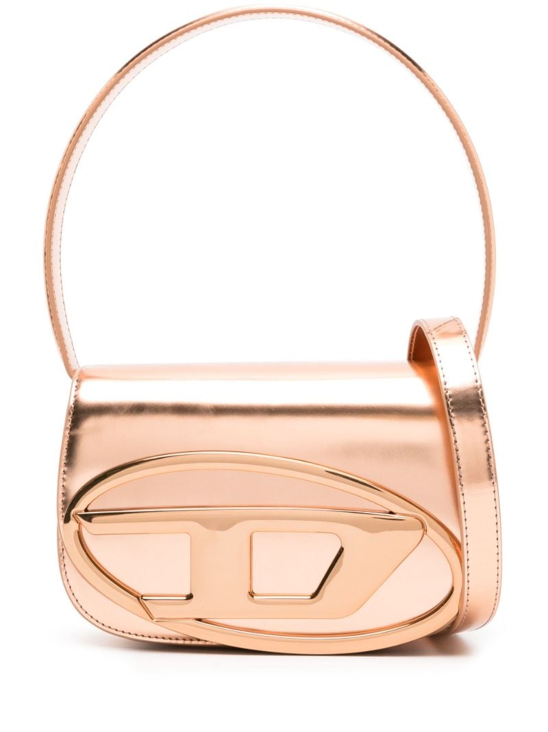 Orange 1dr Metallic Shoulder Bag