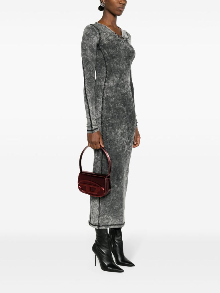 Red 1dr Metallic Shoulder Bag