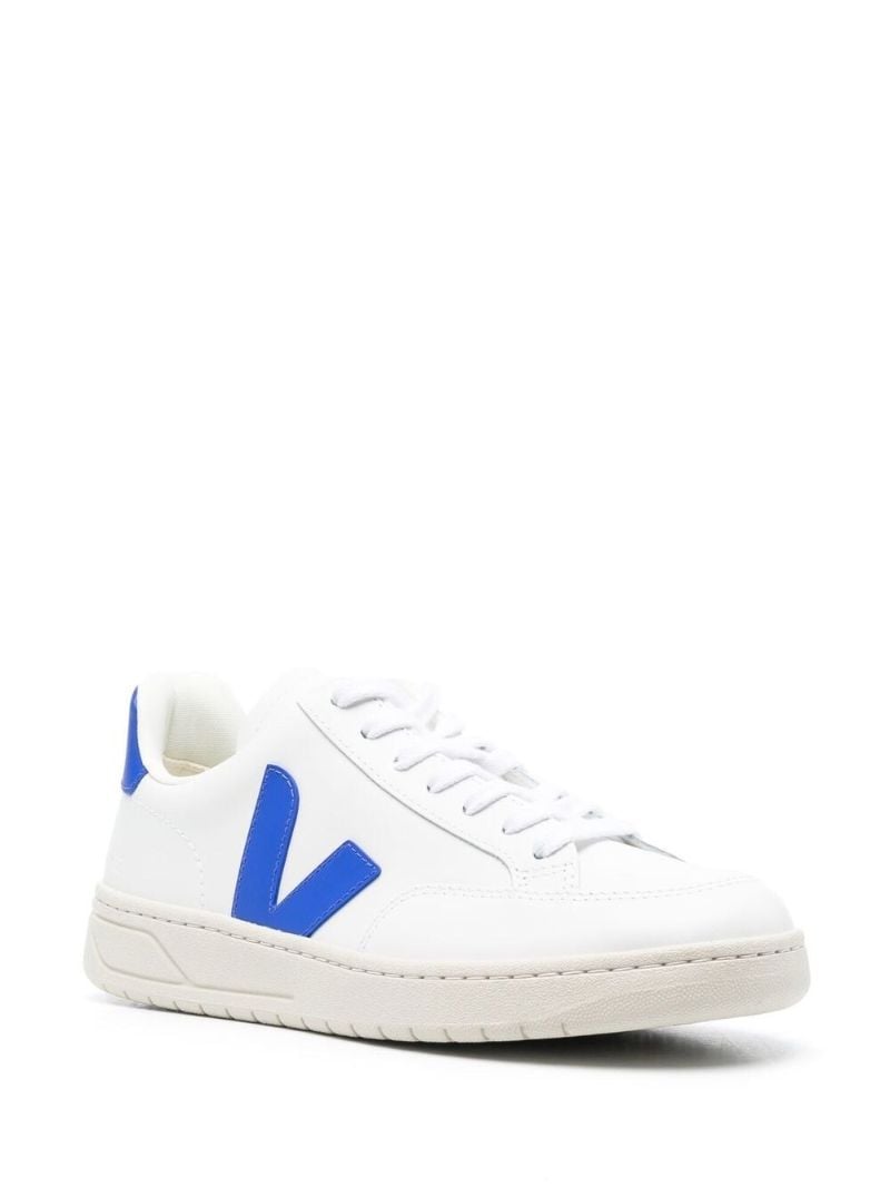 White V-12 Lace-up Trainers