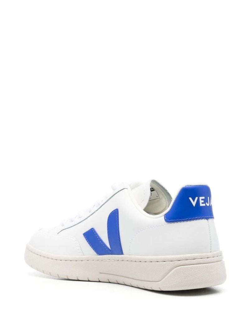 White V-12 Lace-up Trainers
