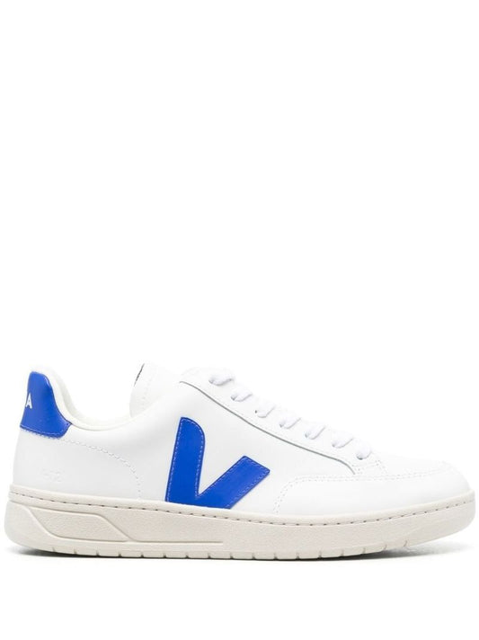 White V-12 Lace-up Trainers