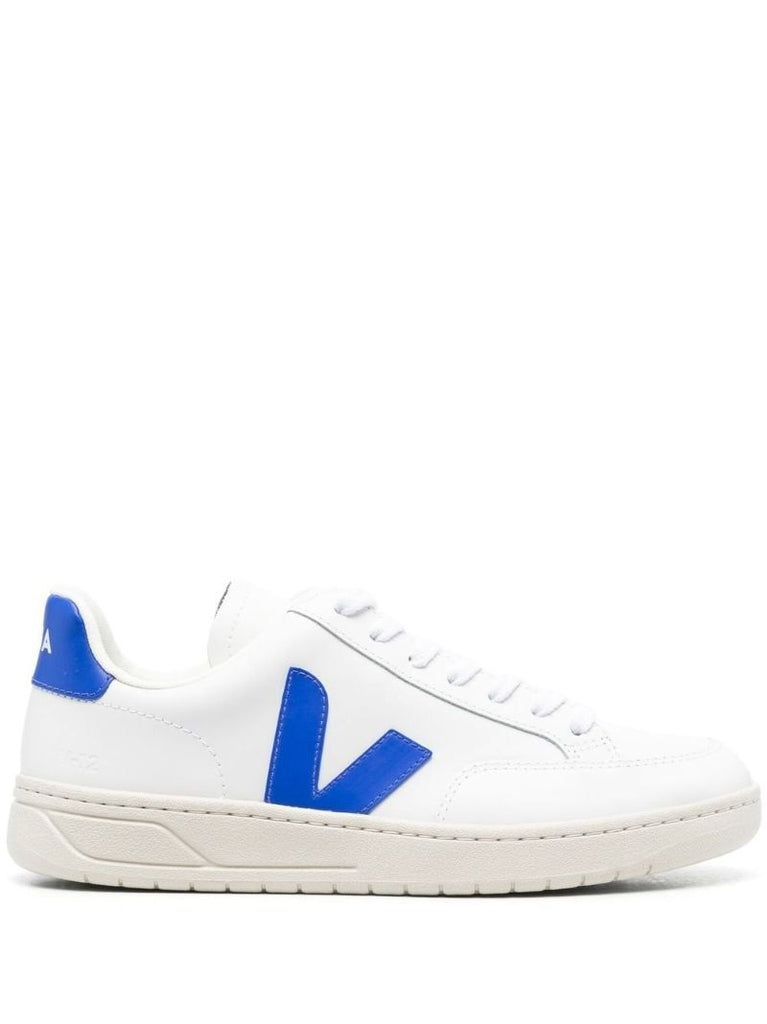 White V-12 Lace-up Trainers