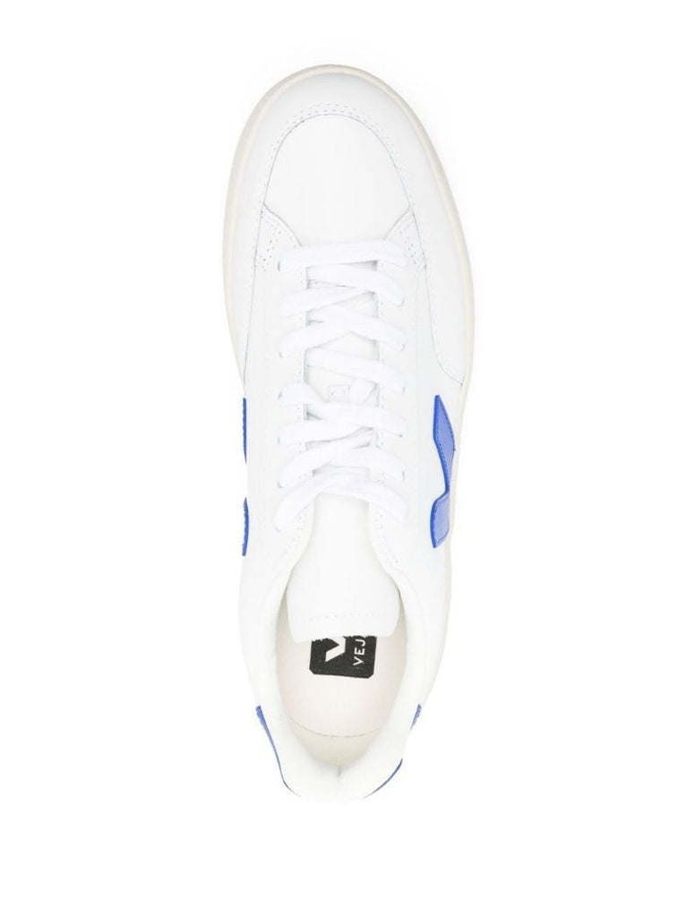 White V-12 Lace-up Trainers