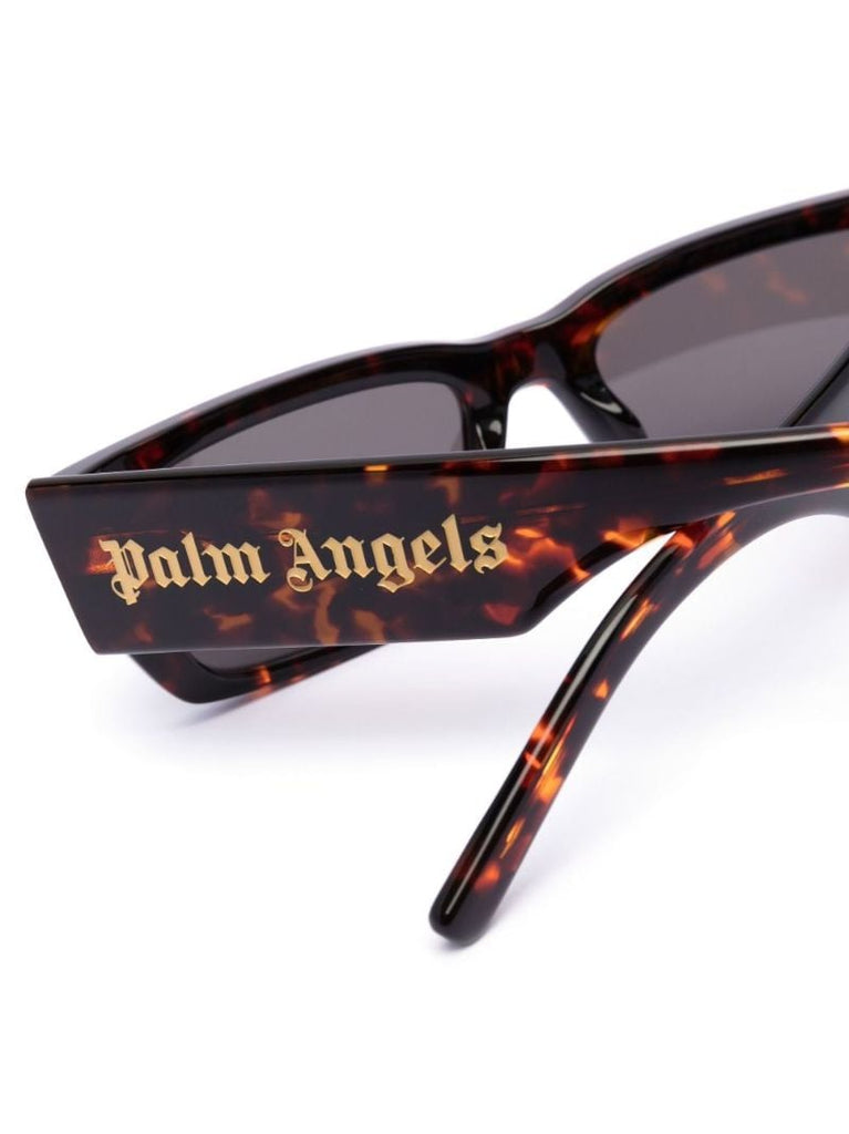 Brown Palm Rectangular-frame Sunglasses