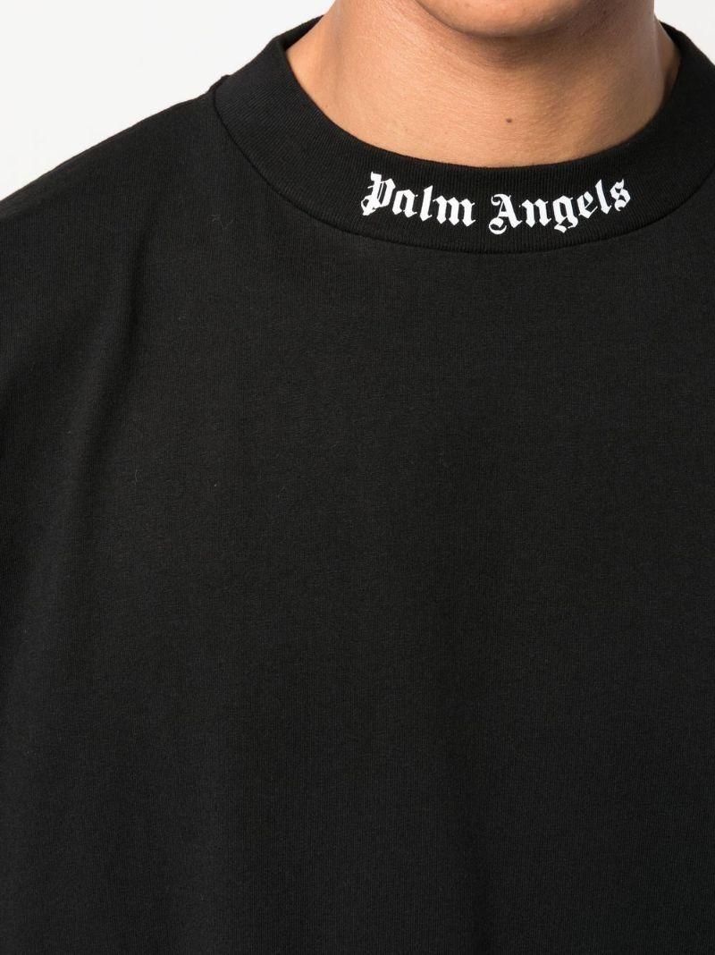 Black Logo-print Cotton T-shirt