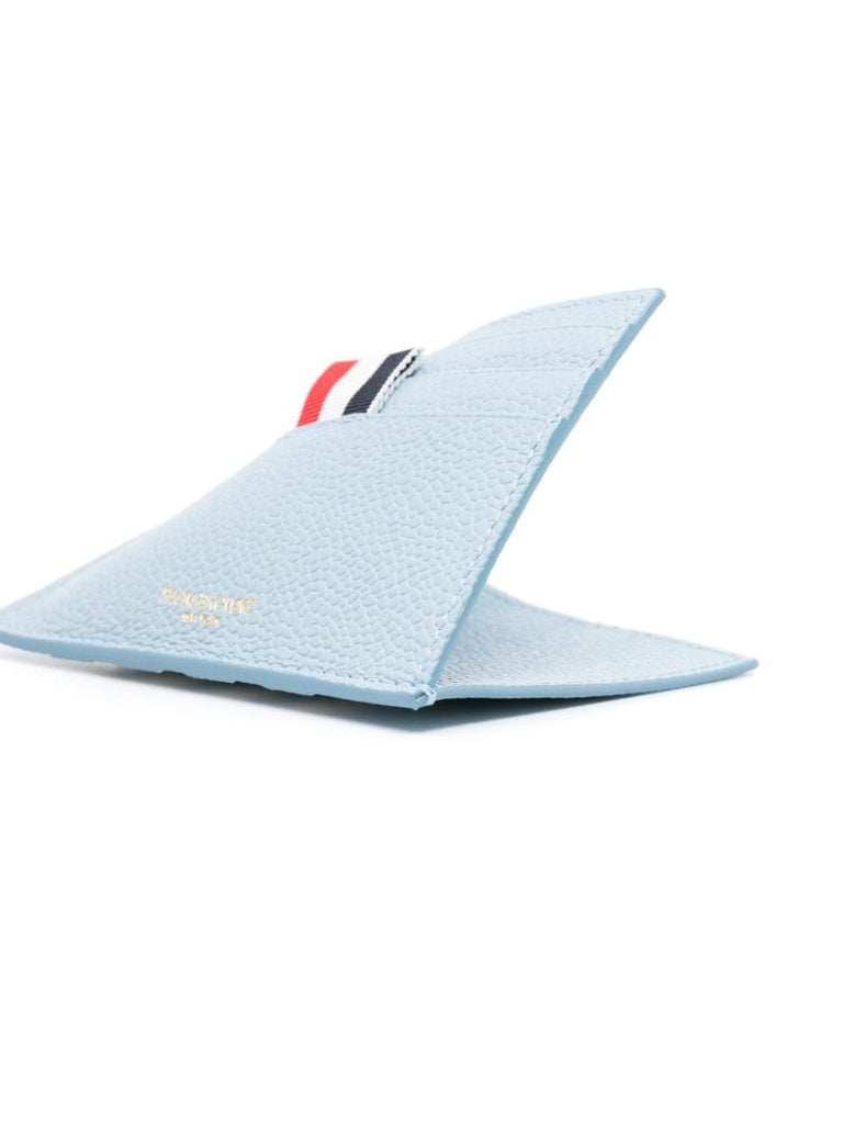 Blue Leather Card Holder