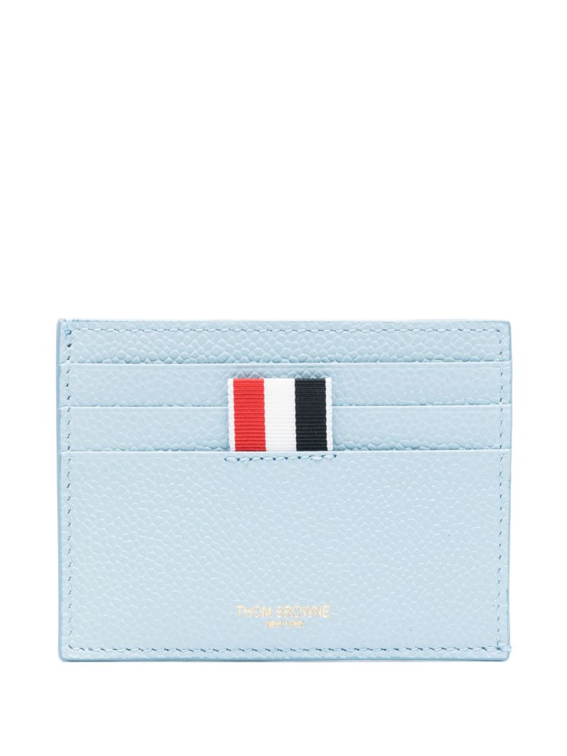 Blue Leather Card Holder