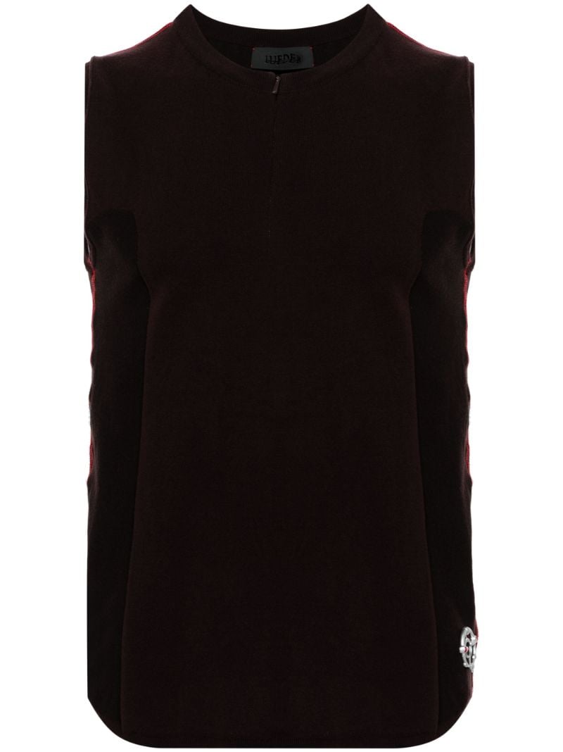 X Skin Series Red Knitted Vest