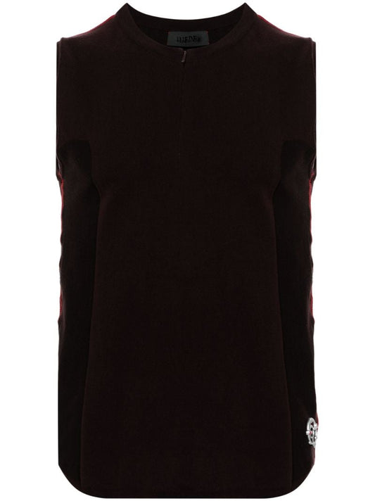 X Skin Series Red Knitted Vest